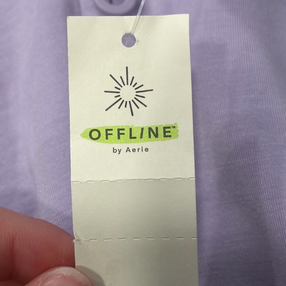 aerie Offline Lilac Full-Zip Hoodie - Picture 3 of 5
